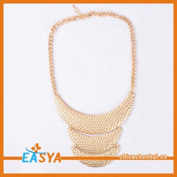 Full Gold Plated Long Pendant Necklace
