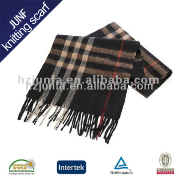 Fashion ladies solid color pashmina fashion knit cashmere scarf pattern