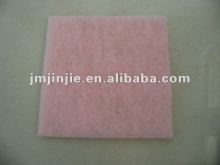 pink bathroom cleaning sponge