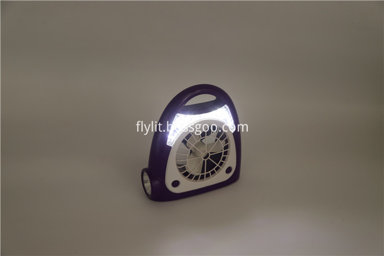 China Company Export Mini Rechargeable Emergency Fan With LED Light