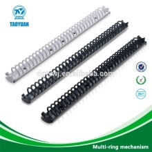 Plastic ring binder mechanism, Multi-ring mechanism,