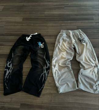 Sun Faded High Quality DTG Print Custom Jogger Drawstring Pants