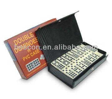 Double nine domino set PVC box packing