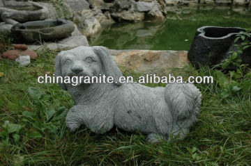 stone dog decoration