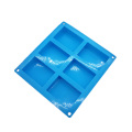 Hot Sale Silicone 6 Cavity Tvål