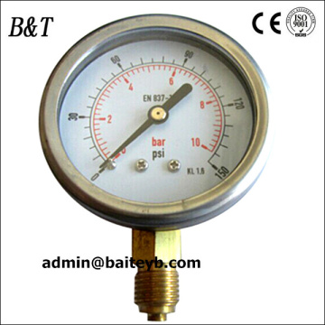 pressure gauge,high low pressure gauge,dual pressure gauge