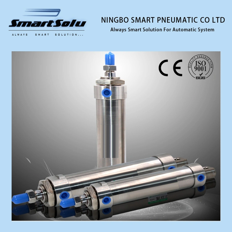 China Manufacturer SMC Airtac Festo ISO6432 Micro Compact Aluminum Standard Steel Mini Pneumatic Air Cylinder