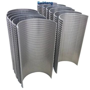 SS304 Fish Diversion Sieve Bend Screen for Pond Filtration