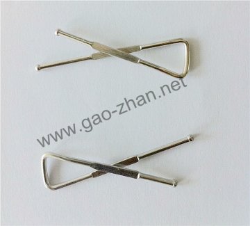 X shape stainless steel pin clip