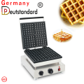 commercial square shape waffle maker belgian waffle machine