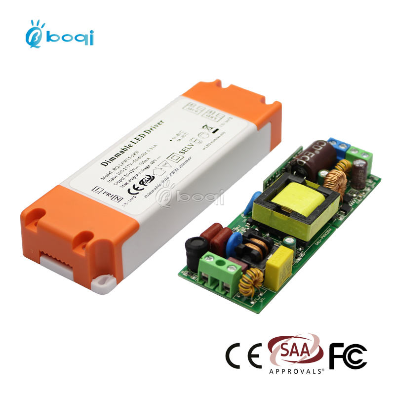 boqi CE FCC SAA pwm led driver isolated 10w 12w 15w 18w 20w 24w 400ma