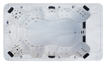 Smart outdoor 11-person endless swimming pool