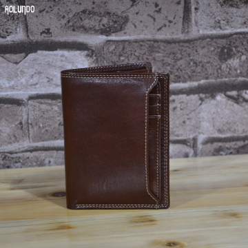 High quality mens leather wallet genuine leather wallet rfid leather wallet