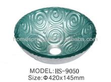 2013 bathroom wash glass basin sanitary ware manufacturer