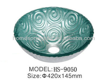 2013 bathroom wash glass basin sanitary ware manufacturer