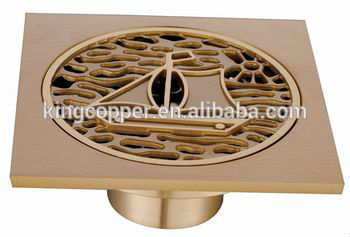 sanitary brass floor drainer sink drainer