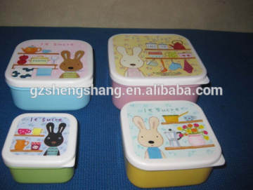 animal Cute Plastic microwavable Lunch Box for kids