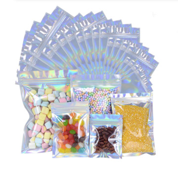 Holographic Recyclable Zipped Food Bag Packaging - Custom Printing