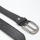 Men's Knurling Black Pin Buckle Waist Leather Belt
