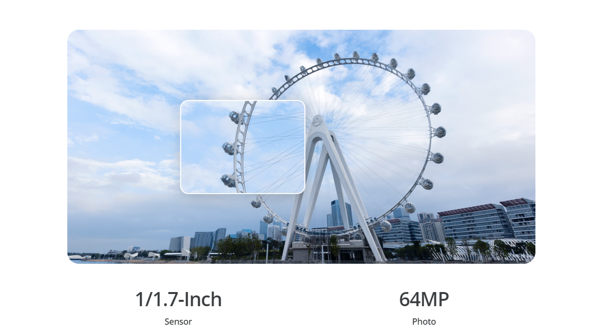 New original DJI Pocket 2 Creator Combo 3-axis Handheld 1/1.7-inch sensor 64MP Images camera for YouTube TikTok Video Vlog