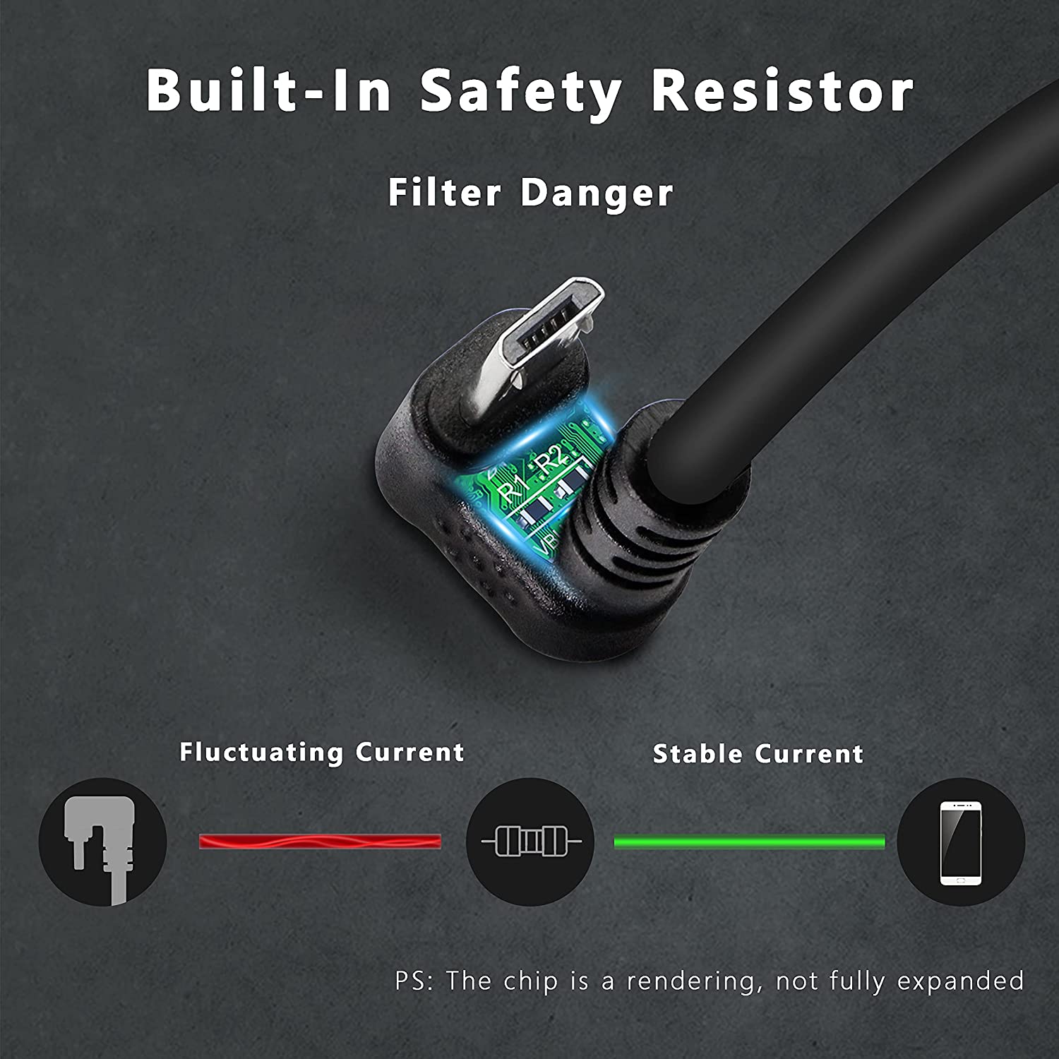 High quality USB 2.0 Fast Data Sync Charging   A  male to  USB 5-Pin  U Turn Micro Usb  Cable