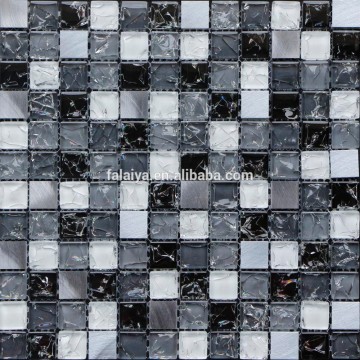 2015 Competitive Price Brushed Aluminium Mosaic Tile