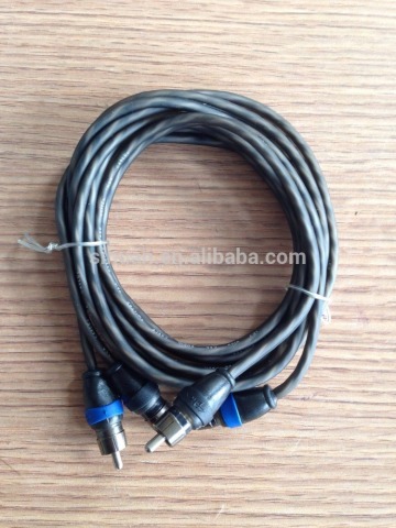 hot sell high speed car cable rca cable car stereo 2 RCA cable