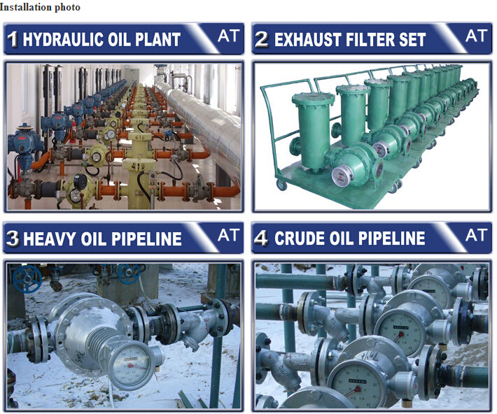 LC Diesel Fuel/Heavy Fuel/Crude/Hydraulic Oil Oval Gear Flow Meter For Oil etc Expensive Fluid Measurement