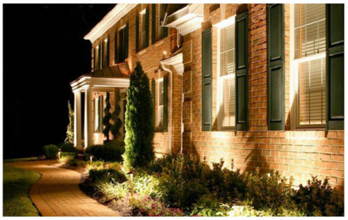 Building landscape lighting design and construction