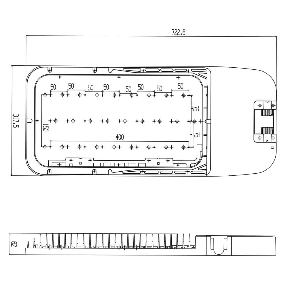 LED Street Light Casing Mlt-Slh-EL-II