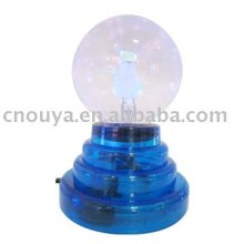 6035 3" USB Plasma ball clear blue base