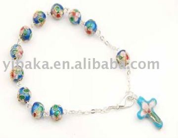 Cloisonne Beads Bracelet