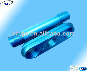 precise blue anodized cnc precision parts