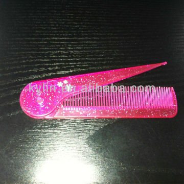 plastic hair comb clip