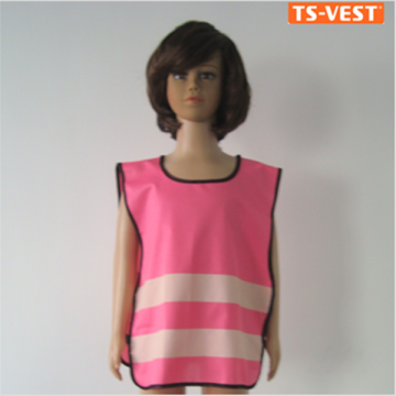EN1150 100% Polyester HI VIS Reflection Child Safety Vest