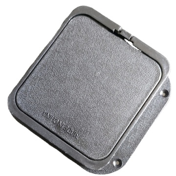 Square 88mm 90mm Plastic Clock Mechanism Case Cover