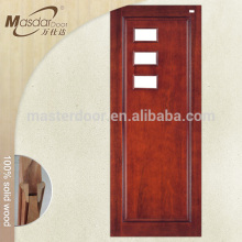 Interior office door with frosted glass window