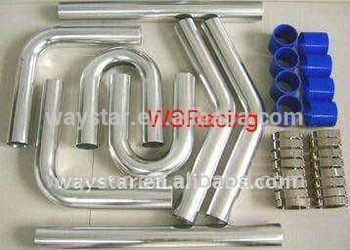 universal intercooler piping aluminum piping for performance car