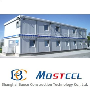 20ft and 40 shipping 4 bedroom sandwich panel buildings