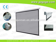 matte white projector screen