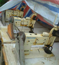 ON SALE USED TREASURE BRAND ES1114-10 SINGLE NEEDLE HANDLE OPERATION EMBROIDRY MACHINE