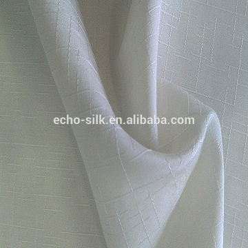 18mm nature white silk cotton fabric, cotton silk