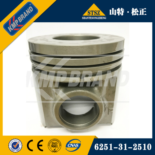 piston 6152-32-2510 pour pièces de moteur Komatsu PC400-7