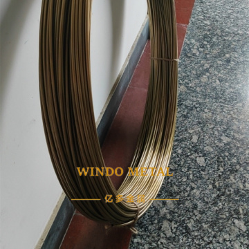 Brass capillary tubing for automotive fuel injection systems