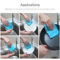 Household Kitchen Absorb Wood Pulp Fiber Cleaning Cloth