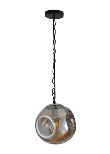 Glass Material grey Hanging Pendant Lamp
