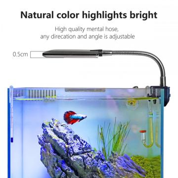 Aquarium led lamps Metal spiral hose