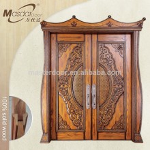 Karachi teak wood front double doors carving designs