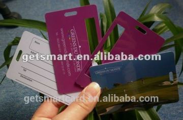 Full color printing Hard plastic Luggage Tag