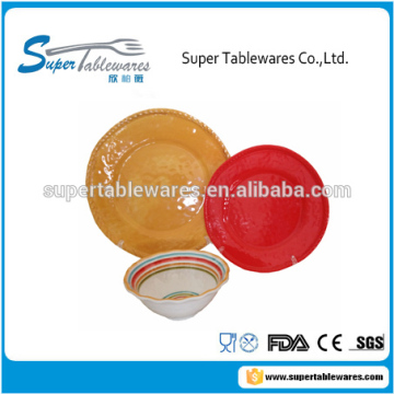 Melamine Dinnerware set for 4 place setting